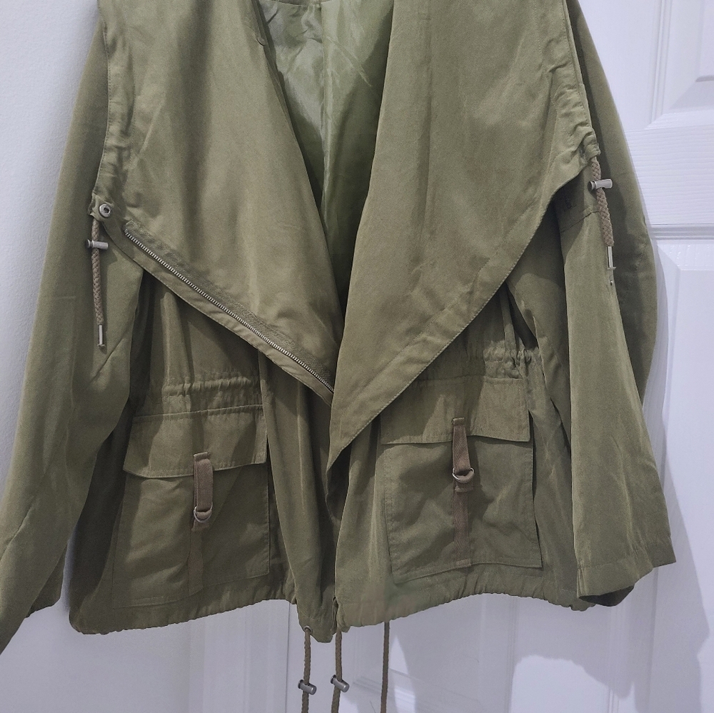 Simply Be UK ❤️ Full Zip Drawstring Hooded Jacket 24/26 Like New - Picture 6 of 12
